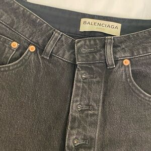 Balenciaga Black Womens Jean